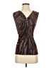 Classiques Entier Brown Sleeveless Silk Top Size XS - photo 1