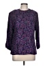 Pendleton 100% Rayon Purple 3/4 Sleeve Blouse Size 10 - photo 1