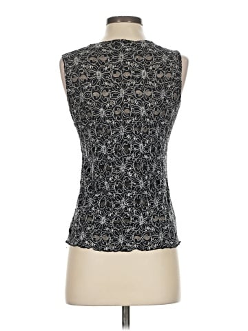 Brittany Black Sleeveless Top (view 2)