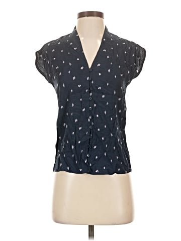 Rebecca Taylor Short Sleeve Silk Top (view 1)