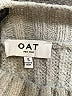 OAT Color Block Gray Turtleneck Sweater Size S - photo 7