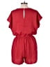 First Love 100% Polyester Solid Red Romper Size L - photo 2
