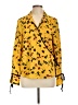 BCBGeneration 100% Polyester Yellow Kimono Size L - photo 1