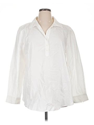 Style&Co 3/4 Sleeve Button-Down Shirt (view 1)