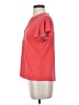 Adrianna Papell Pink Red Short Sleeve Blouse Size S - photo 5