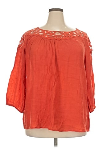 Hannah 3/4 Sleeve Blouse (view 1)