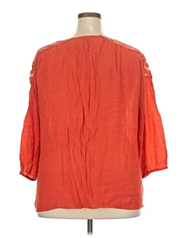 Hannah 3/4 Sleeve Blouse (view 2)