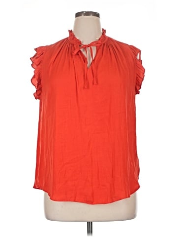RACHEL Rachel Roy Short Sleeve Blouse (view 1)