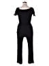 Derek Heart Solid Black Jumpsuit Size XL - photo 2