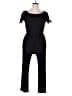Derek Heart Solid Black Jumpsuit Size XL - photo 1