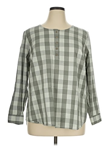 Cj Banks Long Sleeve Blouse (view 1)