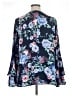 Charming Charlie 100% Polyester Blue Long Sleeve Blouse Size 1X - photo 2