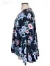 Charming Charlie 100% Polyester Blue Long Sleeve Blouse Size 1X - photo 5