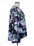 Charming Charlie 100% Polyester Blue Long Sleeve Blouse Size 1X - photo 4