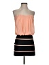 A'gaci 100% Polyester Color Block Orange Casual Dress Size S - photo 1