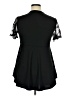 Smartwool 100% Polyester Black Short Sleeve Blouse Size 0X - photo 2