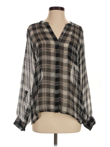 Joie Long Sleeve Silk Top (view 1)