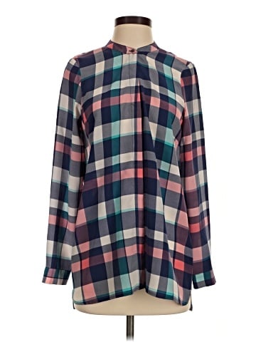 Joie Long Sleeve Silk Top (view 1)