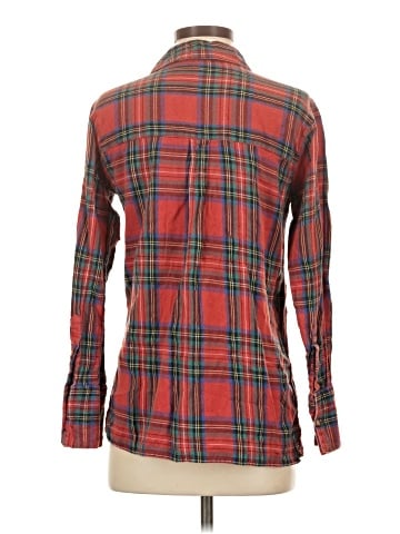 Topshop Long Sleeve Button-Down Shirt (view 2)