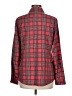 J. McLaughlin Plaid Red Long Sleeve Button-Down Shirt Size M - photo 2