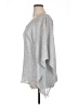 Onyx Nite Silver 3/4 Sleeve Blouse Size XL - photo 5