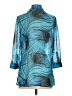 Fever Blue 3/4 Sleeve Blouse Size S - photo 2