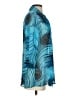 Fever Blue 3/4 Sleeve Blouse Size S - photo 4