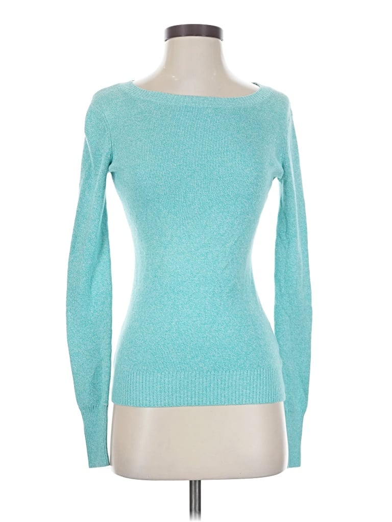 Pre-owned Express Pullover Sweater In Teal