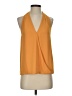 Krisa 100% Polyester Orange Sleeveless Blouse Size S - photo 1