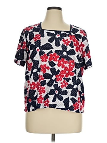 Alfred Dunner Short Sleeve Blouse (view 1)