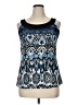 New Directions Blue Sleeveless Top Size XL Petite - photo 1