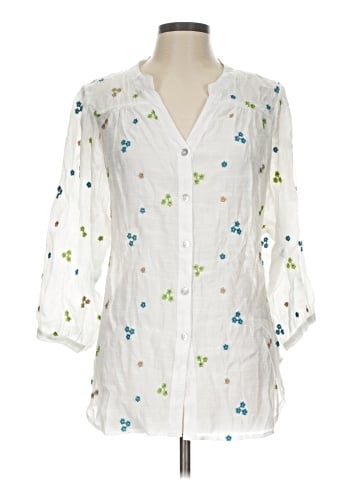 Figueroa & Flower 3/4 Sleeve Blouse (view 1)
