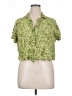 ABound Green Short Sleeve Blouse Size XL - photo 1
