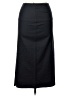 Sisley Solid Black Wool Skirt Size EU 42 / US 12 - photo 1