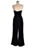 TOBI 100% Polyester Solid Black Jumpsuit Size M - photo 2