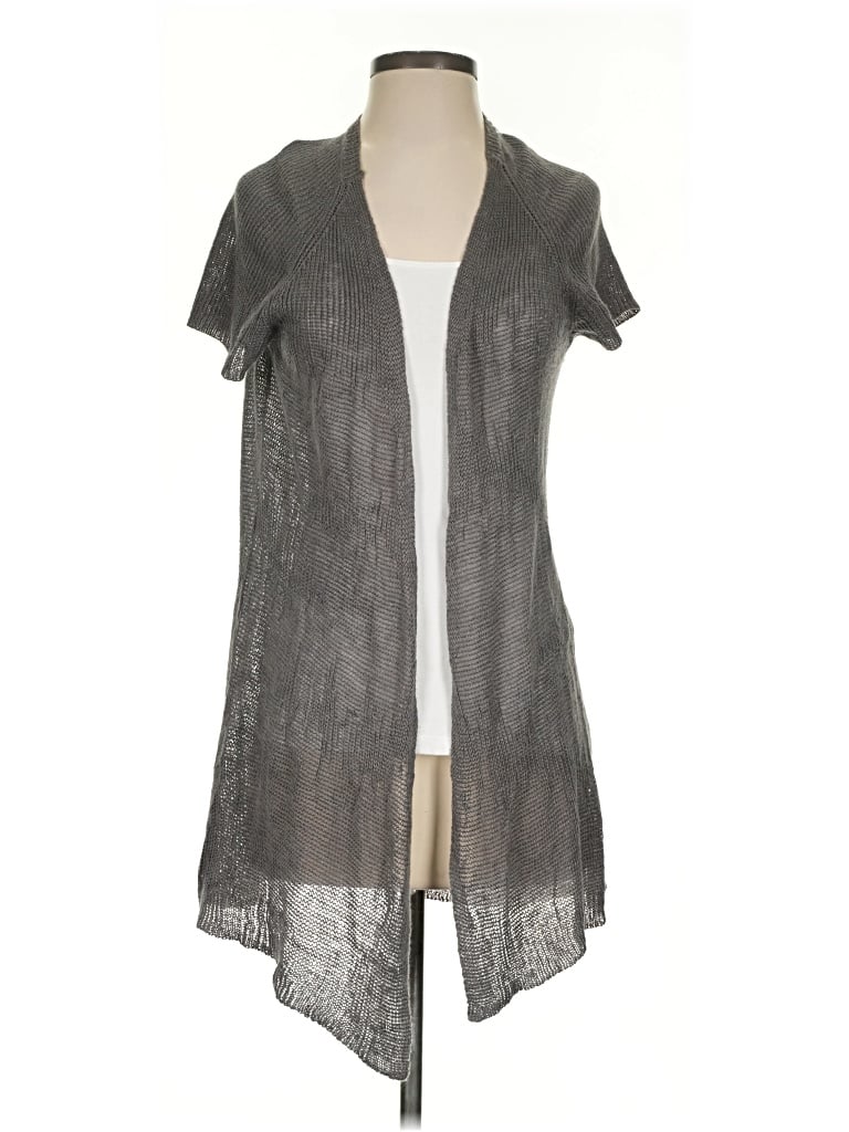 Pre-owned Eileen Fisher Kimono In Gray