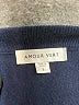 Amour Vert 100% Cashmere Black Cashmere Pullover Sweater Size S - photo 7