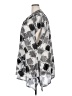 Christopher & Banks 100% Polyester Silver Poncho Size 2X - photo 5