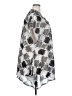 Christopher & Banks 100% Polyester Silver Poncho Size 2X - photo 4