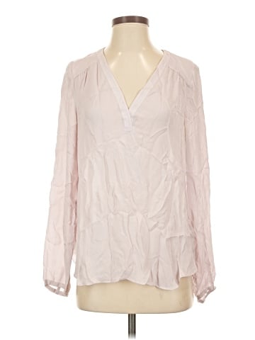 L'Agence Long Sleeve Silk Top (view 1)