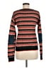 Hinge 100% Acrylic Chevron-herringbone Orange Pullover Sweater Size M - photo 2