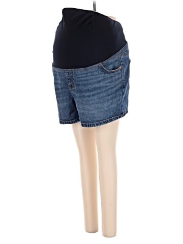 Isabel Maternity Denim Shorts (view 1)