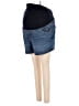 Isabel Maternity Blue Denim Shorts Size 10 Maternity - photo 1