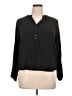 J.Crew 100% Viscose Black 3/4 Sleeve Blouse Size XL - photo 1