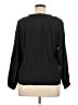 J.Crew 100% Viscose Black 3/4 Sleeve Blouse Size XL - photo 2