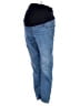 Isabel Maternity Solid Blue Jeans Size 8 - photo 1