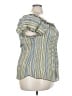 PIANO 100% Polyester Green Short Sleeve Top Size 2X - photo 4