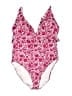 J.Crew Floral Pink One Piece Swimsuit Size 12 - photo 1