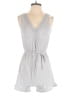 E by Eloise Solid Gray Romper Size XXS - photo 1