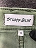 STUDIO BLUE Solid Green Denim Shorts Size 28 waist - photo 3